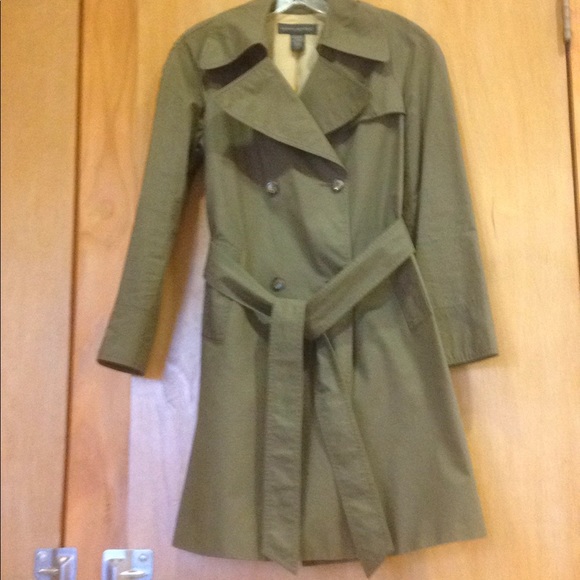 Banana Republic Jackets & Blazers - EUC BANANA REPUBLIC Belted Trench Coat, Olive